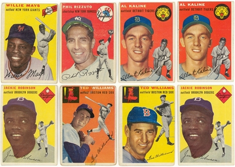 1954 Topps Collection (390+) Including Hall of Famers
